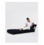 Bean Bag kopeshti Hannah Home Siesta Sofa Bed Pouf - Black