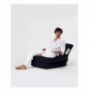 Bean Bag kopeshti Hannah Home Siesta Sofa Bed Pouf - Black