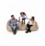 Bean Bag kopeshti Hannah Home Iyzi 100 Cushion Pouf - Mink