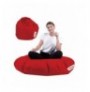 Garden Bean Bag Hannah Home Iyzi 100 Cushion Pouf - Red Red