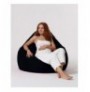 Garden Bean Bag Hannah Home Premium XXL - Black