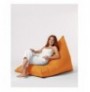 Bean Bag per kopesht Hannah Home Pyramid Big Bed Pouf - Orange