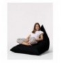 Bean Bag per kopesht Hannah Home Pyramid Big Bed Pouf - Black