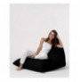 Bean Bag per kopesht Hannah Home Pyramid Big Bed Pouf - Black