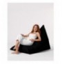 Bean Bag per kopesht Hannah Home Pyramid Big Bed Pouf - Black