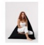 Bean Bag per kopesht Hannah Home Pyramid Big Bed Pouf - Black