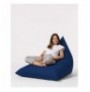 Bean Bag kopeshti Hannah Home Pyramid Big Bed Pouf - Dark Blue