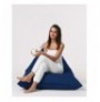 Bean Bag kopeshti Hannah Home Pyramid Big Bed Pouf - Dark Blue