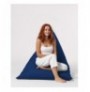 Bean Bag kopeshti Hannah Home Pyramid Big Bed Pouf - Dark Blue