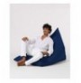 Bean Bag kopeshti Hannah Home Pyramid Big Bed Pouf - Dark Blue