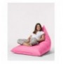 Garden Bean Bag Hannah Home Pyramid Big Bed Pouf - Pink Pink