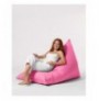 Garden Bean Bag Hannah Home Pyramid Big Bed Pouf - Pink Pink