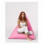 Garden Bean Bag Hannah Home Pyramid Big Bed Pouf - Pink Pink