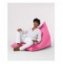 Garden Bean Bag Hannah Home Pyramid Big Bed Pouf - Pink Pink