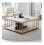 Tavoline mesi Hannah Home Zenn - White, Gold