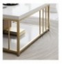 Tavoline mesi Hannah Home Zenn - White, Gold