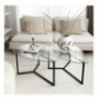 Set tavoline Hannah Home Bellisimo - Black Matte