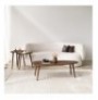 Tavoline mesi Hannah Home Sweet - Walnut