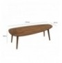 Tavoline mesi Hannah Home Sweet - Walnut