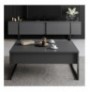 Tavoline mesi Hannah Home Luxe - Anthracite, Black