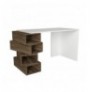 Tavoline Studimi Hannah Home Jenga - White, Walnut