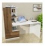 Tavoline Studimi Hannah Home Domingos - White, Walnut