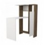 Tavoline Studimi Hannah Home Mia - White, Walnut