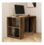 Tavoline Studimi Hannah Home Lima - Walnut, Black Marble