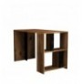 Tavoline Studimi Hannah Home Lima - Walnut, Black Marble