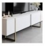 Mobilje TV Hannah Home Luxe - White, Gold