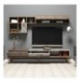 Mobilje TV Hannah Home Milan - Walnut, White Marble