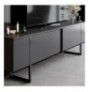 Mobilje TV Hannah Home Luxe - Anthracite, Black