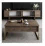 Mobilje TV Hannah Home Luxe - Walnut, Gold WalnutGold