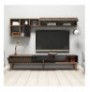 Mobilje TV Hannah Home Milan - Walnut, Black 