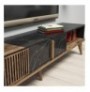 Mobilje TV Hannah Home Milan - Walnut, Black 