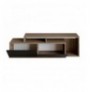 Mobilje TV Hannah Home Nexera - Walnut, Black