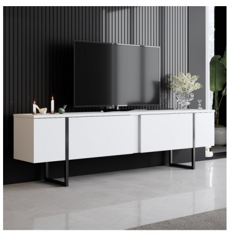 Mobilje TV Hannah Home Luxe - White, Black