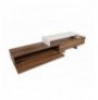 Mobilje TV Hannah Home Nirvana - Teak, White