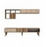 Mobilje TV Hannah Home Milan - Walnut Walnut