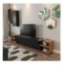 Mobilje TV Hannah Home Zebra - Black, Teak