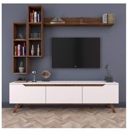 Mobilje TV Hannah Home M16 - 804 WhiteWalnut