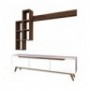 Mobilje TV Hannah Home M16 - 804 WhiteWalnut