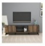 Mobilje TV Hannah Home Elegante 1330 WalnutBlack