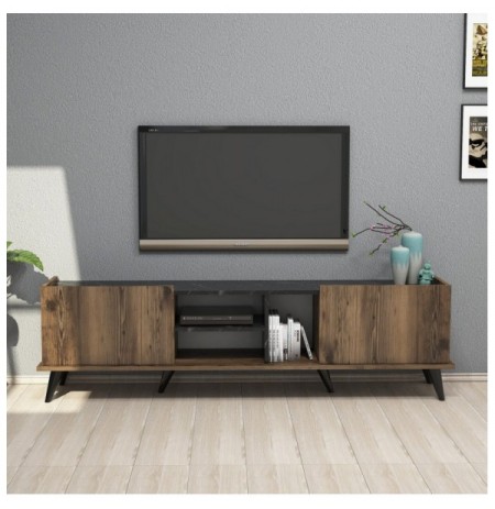 Mobilje TV Hannah Home Elegante 1330 WalnutBlack