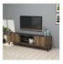 Mobilje TV Hannah Home Elegante 1330 WalnutBlack