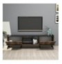 Mobilje TV Hannah Home Elegante 1330 WalnutBlack