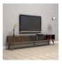 Mobilje TV Hannah Home Milan - Walnut, Black