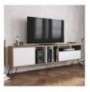 Mobilje TV Hannah Home Mistico (180) - Walnut, White WalnutBlackWhite