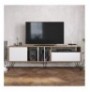 Mobilje TV Hannah Home Mistico (180) - Walnut, White WalnutBlackWhite