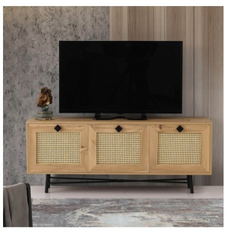 Mobilje TV Hannah Home Alcazar 140 OakBlack